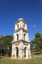 The bell tower of Ingenio San Isidro de los Destiladeros in the Los Ingenios valley