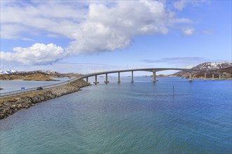 Bridge over Sommaroysund to Sommaroy