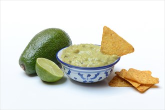 Bowl with guacamole