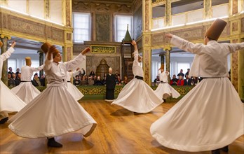 Dancing dervishes from the Sufi Mevlevi Order