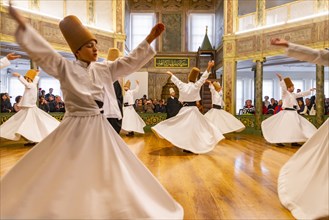 Dancing dervishes from the Sufi Mevlevi Order