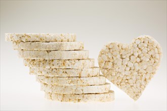 Organic rice wafer stack