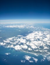 Mount Taranaki with clouds