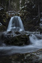 Josefstaler waterfall in winter