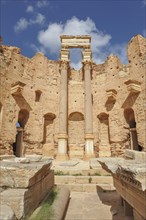 Severan basilica with columns of Egyptian granite