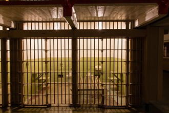 Prison cells in Alcatraz Prison