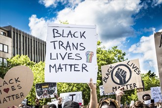Transparent Black Lives Matter and Black Trans Lives Matter