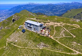 Cabane de la Tourche mountain hut of the Swiss Alpine Club SAC