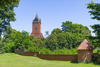 Church St. Nikolai and historic ramparts