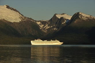 Cruise ship in Prince William Sound