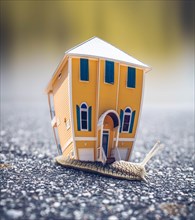 House on miniature snail