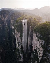 Highest outdoor elevator in the world