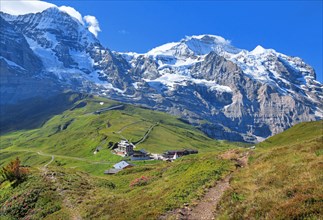 Kleine Scheidegg off the Moench and Jungfrau massif