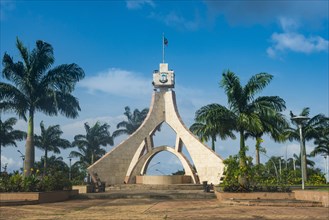 Monument in new quarter of Malabo