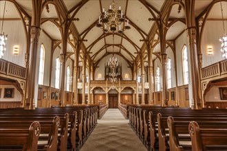 Interior of Vagan Church