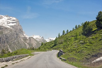 Remote alpine road
