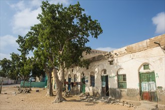 British colonial architecture in the coastal town of Berbera