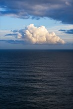 Cloud atmosphere at the Atlantic Ocean