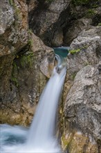 Waterfall in the Tscheppaschlucht gorge