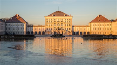 Castle Nymphenburg at sunrise