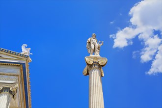 Statue of Apollo outside the Academy of Athens