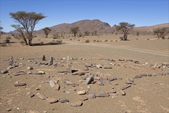Berber cemetery in the Anti-Atlas
