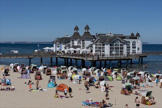Holidaymakers at the pier