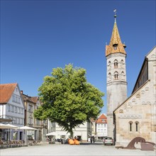 Johannisplatz at the Johanniskirche