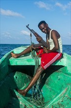 Friendly Somali with a Kalashnikov