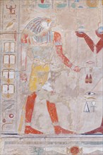 Bas relief picture depicting the God Horus