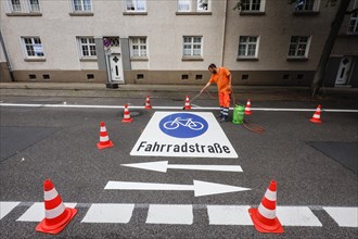 New bicycle road
