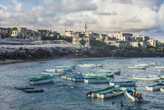 The old italian harbour of Mogadishu