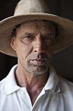 Portrait of Foreman at the coffee plantation in Itapira