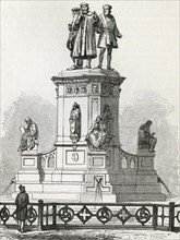 Gutenberg Fust Schoeffer Monument