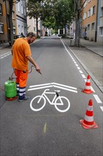 New bicycle road