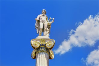 Statue of Apollo outside the Academy of Athens