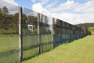 Preserved original GDR border fence from the 1970s