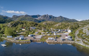 Norwegian camp site on the Lofoten Islands