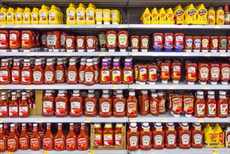 Full shelves at Walmart