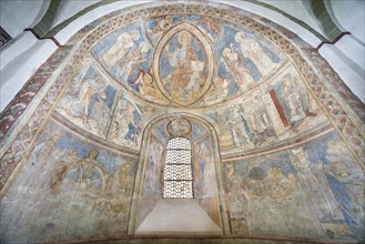 Apse with frescoes