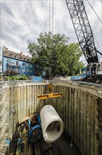 New construction of the Berne sewer