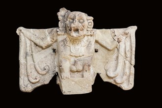 Sculpted Bat from Temple 20 in The Acropolis and Emblem of CopaÌn