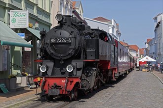Historic steam train Molli runs through Bad Doberan