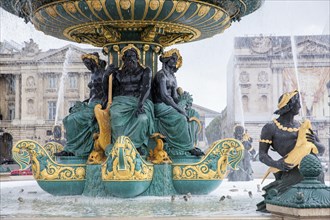 Fontaine des Fleuves on the Place de la Concorde