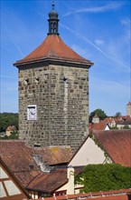 View from the city wall to Sieberstor