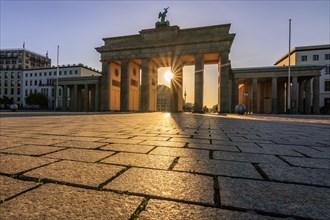 Brandenburg Gate at sunrise