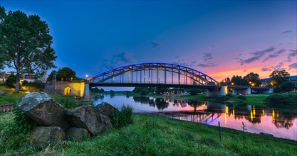 Evening mood at the Weser