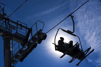Chairlift of Lioran ski resort