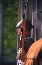 Guard in front of Schinkel's Neue Wache