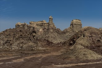 Sandstone formations in Dallol